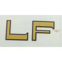 Samolepka LF zlato černá 45x20mm pro Kreidler Florett