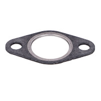 Těsnění výfukového kolen, kovový vnitřní kroužek 23mm, vzdálenost otvorů 40mm pro Puch Maxi, X 30, P1 L, XL, Tomos