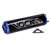 Zadní tlumič výfuku Voca Racing 60x200mm černo-modrý 50-80ccm pro D50B0, EBE050, EBS050, AM6