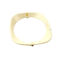 Kryt předního světla plast slonová kost barva pro Simson Schwalbe KR51/1, KR51/2, SR4-2, SR4-2/1, SR4-3, SR4-4
