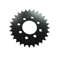 Zadní rozeta Esjot Reinforced 28 zubů černá pro Hercules Prima 1, 2, 3, 4, 5, 6, MP MF M HR Hobby Rider, P MX SX, Optima Pronto, Presto, Garelli Cro