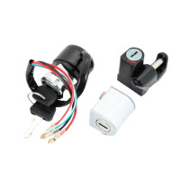 Sada zámků zámek řízení zámek zapalování 24mm 4pinový zámek na přilbu 38mm 18mm pro Honda Dax ST 50, 70