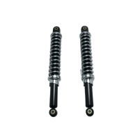 Sada nastavitelných tlumičů 370 mm 10 mm černý chrom pro Kreidler Florett K 54 RS, RMC, Hercules KX 5