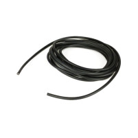 Zapalovací kabel BGM PRO, Ø=7 mm silikonový 3vrstvý, měděný vodič 1,5 mm², do 200 °C, černý 5 m
