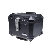 Motokufr černý 35L 40x36x33cm (plast) vč. držáku