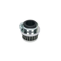 Vzduchový filtr rovný mini - otvor 28mm 50x60x55 JAWA 50 - 20, 21, 23 - chrom