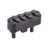 Gumová opěrka nohou pravá 2,1x6,7x4mm černá pro Derbi Senda