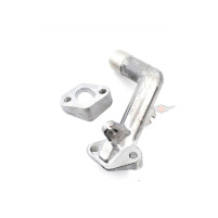 Hliníková příruba sání 14mm úhlové s adaptérem pro Sachs 504, 505, Hercules Prima, M, DKW, KTM mopedy a skútry  0267 114 399