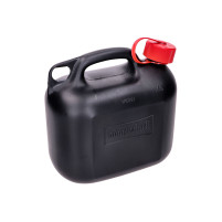 Kanystr na benzín Hünersdorff - 5 l (schválení UN), černý.