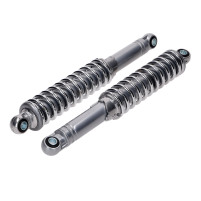 Tlumič IMCA 310mm chrom/šedá pro Zündapp GTS C 50 Sport, Hercules, Kreidler, Puch