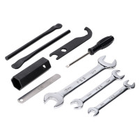 Sada nářadí 2 páky na demontáž pneumatik 0,40 mm spárový klíč s otevřeným koncem 8/9 mm 10/13 mm 17/19 mm pro Zündapp, Kreidler, Hercules Pr