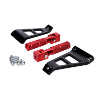 Sada stupaček pro spolujezdce CNC červená pro Beta RR 50 (s držákem)- 046.45.008.82.00