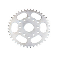 Zadní ocelová rozeta Esjot, 40 zubů, pro Puch Maxi K2 (Z50) 48,8 cm3, 1válec, 2takt, vzduchem chlazený, 1,5 hp, 2 rychlosti, 40 km/h, 1969–1995
