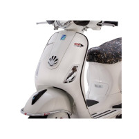 Jednodílný drážkovaný SIP kryt nohy, levý a pravý pro Vespa LX, LXV, S 50-150ccm
