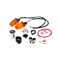 Konverzní sada SIP blinkry na konce řídítek 6V pro Vespa 50-125, PV, ET3, 125 VNB-TS, 150 VBB - Super, 160 GS, 180 SS