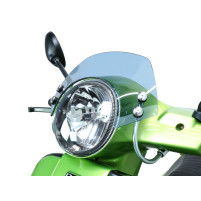 Čelní plexi sklo Moto Nostra š=340mm, v=105mm Vespa GT, GTL, GTS, GTS Super 125-300ccm šedě tónované sklo