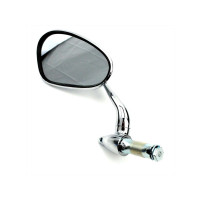 Zrcátko bumm zrcátko na řídítka chrom 22mm pro Zündapp M 25, 50 Bergsteiger, KS 50, Super Combinette, Hercules, Kreidler, Miele, DKW, NSU, Gritzner, P