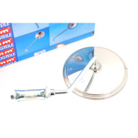 Zrcadlo bumm nerez 110mm levé pro Zündapp, Kreidler, Hercules, Miele, DKW, NSU, Horex, Puch, Gritzner