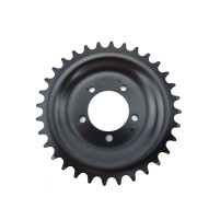 Ocelové ozubené kolo 32 zubů, vnitřní průměr 41 mm, odsazení 14 mm, typ řetězu 415 pro Ejsot, Sachs H 90 VE, Hercules Mofa 252, MP2, DKW, Miele..