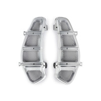 Mřížka ventilace zavazadlového prostoru Moto Nostra CNC, stříbrná Vespa GT 250 (ZAPM45102), Vespa GT L 125 (ZAPM31100, ZAPM31101)