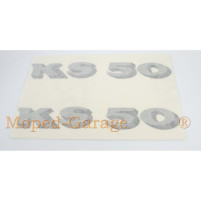 Sada samolepek 155 mm x 22 mm pro Zündapp KS 50, Super Sport Type 517