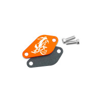 Kryt olejového čerpadla VOCA Style oranžový pro Minarelli AM6, Derbi EBE, EBS, D50B
