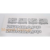 Sada samolepek KS 50 Super Sport 215x25mm pro Zündapp, KS Sport