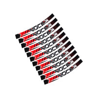 Sada samolepek na okraj ráfku Voca Bestia červená Rieju MRT 50cc