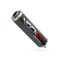 Zadní tlumič VOCA Carbon - CNC koncovka šedá