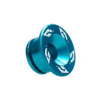 Pouzdro brzdového kotouče Voca Racing plovoucí tyrkysové