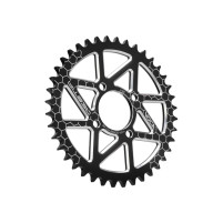 Rozeta Voca CNC 40 zubů 420 černé pro Yamaha DT 50