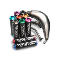 Výfuk Voca Cross 50/70cc pro Derbi Senda, DRD, Aprilia RX, SX