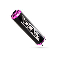 Zadní tlumič VOCA Alu černý - CNC koncovka fialová