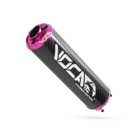 Zadní tlumič VOCA Carbon - CNC koncovka růžová