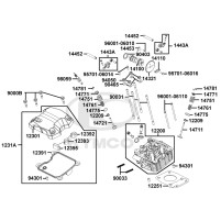 Těsnění pod hlavu Kymco CK1, Visar 125i CBS E4