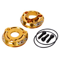 Zlatá koncovka tlumiče Voca Racing