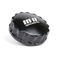 Víčko palivové nádrže Moto Nostra CNC, lesklá černá Vespa GTS 125 (ZAPMA3100, ZAPMA3200, ZAPMA3700), Vespa GTS 150 (ZAPMA3100