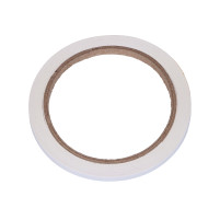 Samolepka na okraj ráfku / ozdobný proužek bílý 5mm - 10m