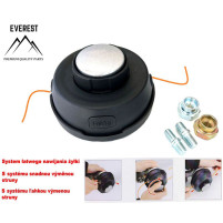 STRUNOVÁ HLAVA POLOAUTOMATICKÁ PRO  10x1.25Z EVEREST