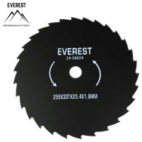 ŘEZACÍ KOTOUČ UNIVERZÁLNÍ 30 ZUBY PRŮMĚR OTVORU 25,4mm ŠÍŘKA 255mm TLOUŠŤKA 1,8mm EVEREST