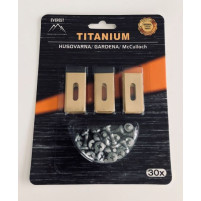 NŮŽ ROBOTICKÝCH SEKAČEK HUSQVARNA GARDENA 35mm TYTAN NEW - SADA 30 ks EVEREST