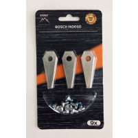 NŮŽ ROBOTICKÝCH SEKAČEK BOSCH - SADA 9 ks EVEREST