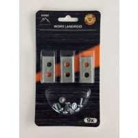 NŮŽ ROBOTICKÝCH SEKAČEK WORX NAC - SADA 9 ks EVEREST