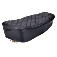 Potah sedadla Schmitt s diamantovým prošíváním, černý / černý pro Simson S50, S51, S70