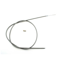 Plynové lanko MOGA – šedé, 1160 mm vnější plášť / 1240 mm lanko – OEM 28 00 166