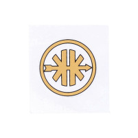 Samolepka černo/zlatá 3,5 cm pro Kreidler