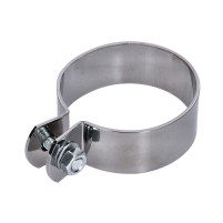 Chromovaná výfuková svorka 70mm pro Zündapp