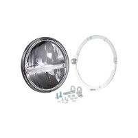 Přední světlomet SIP Performance LED kulatý Ø 143 mm pro Vespa PX80-200, PE, Lusso, ’98, MY, ’11, LML Star 125-200 2T, 4Tq