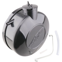 Plechová nádrž černá s uzávěrem pro Velo Solex, 3800