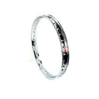 Ráfek 1,20 x 17 palců 36 otvorů ražený chrom pro Kreidler MF, MP, Flory, Zündapp ZR, 447, Hercules Hobby Rider, P 1, MP 2, 4, M 5, DKW Mofa Moped 511,